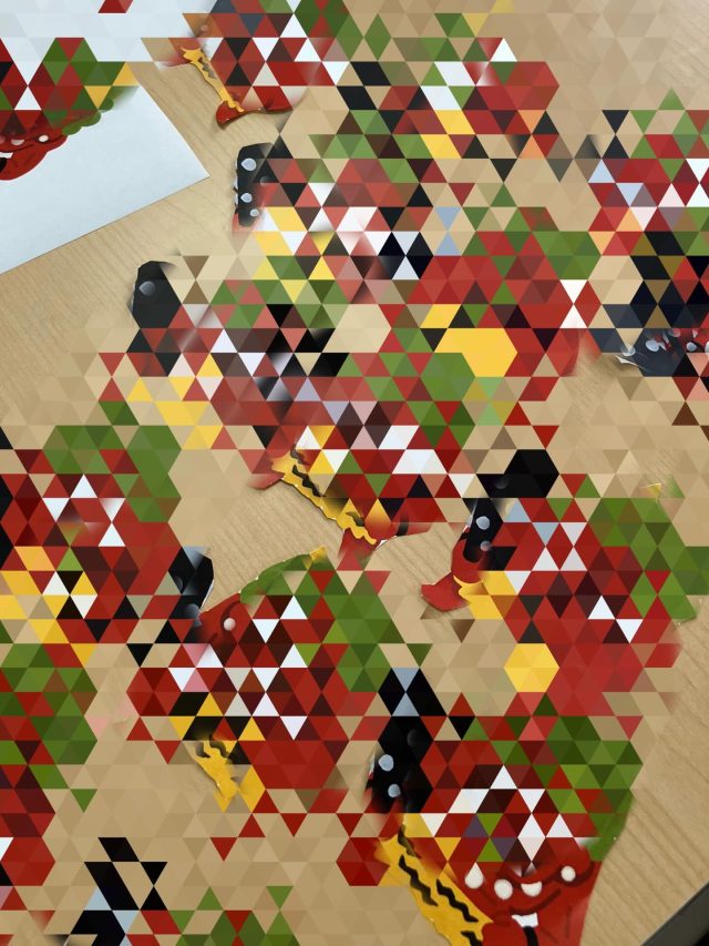 なにやら事業所で
あるものをを準備中…👀
さて、これは何でしょう？
ヒントはもうすぐの行事です👹✨
わかった方はコメント欄にお答えください😄
大森

#準備中 #イラスト制作 #もうすぐあの行事 #就労b #事業所の日常